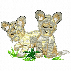 Dogs Embroidery Design 3